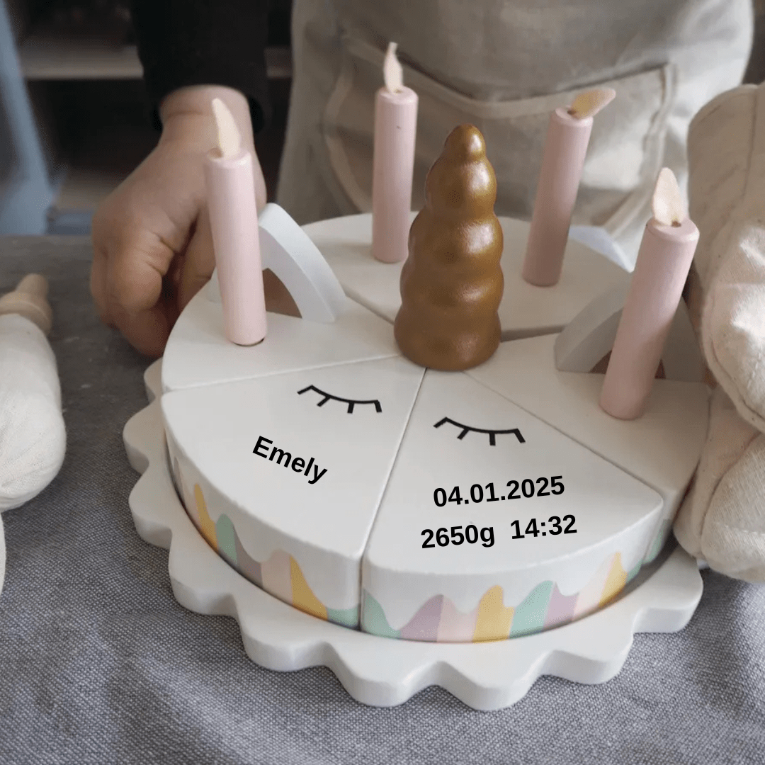 Einhorn Kuchen - personalisierbar