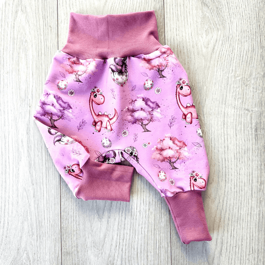 rosa hose mit Babydinos