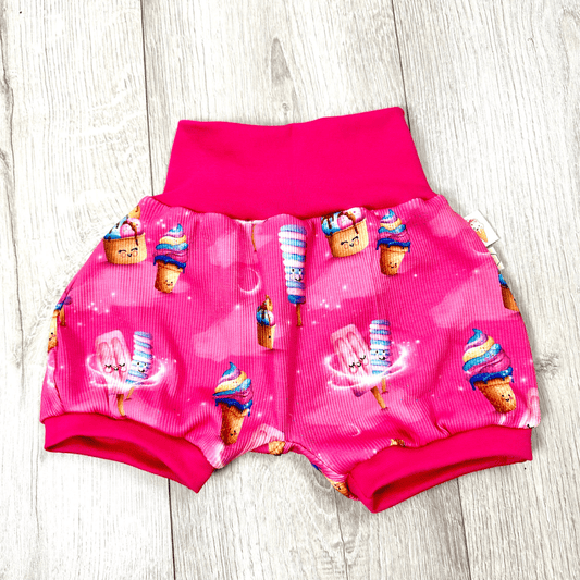 Pumphose Shorts Gr. 92 Eis am Stiel pink